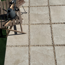 GCE PA PIERRE DE TRAVERTIN 60X60X2 RECT SOL EXT GRES CERAME EMAILLE -0.72 M²/PQT